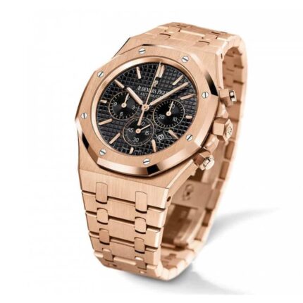 New Arrivals Audemars Piguet Rose Gold Royal Chronograph Replica Left