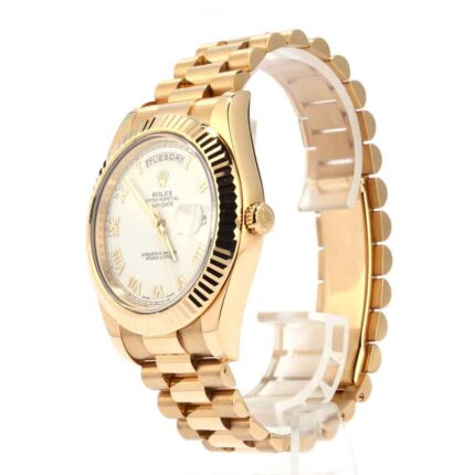 New Arrivals Rolex Day Date Roman Dial Replica Left