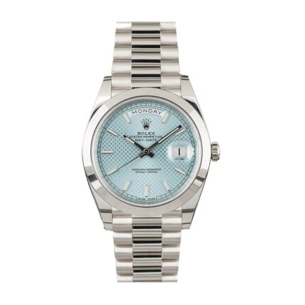 New Arrivals rolex day date ice blue 228206 replica