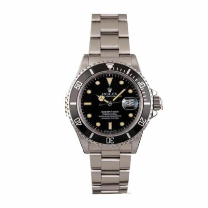 New Arrivals rolex rare submariner black dial stainless steel date pre ceramic 16800 oyster replica
