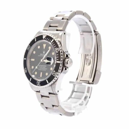 New Arrivals rolex rare submariner black dial stainless steel date pre ceramic 16800 oyster replica1