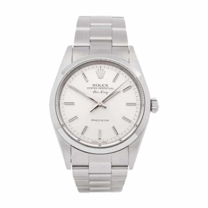 New Arrivals rolex stainless steel air king white dial 14000 oyster replica
