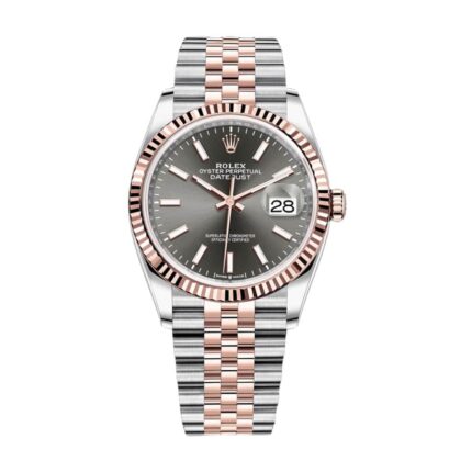 New Arrivals rolex datejust 126231 36mm steel gold automatic grey dial