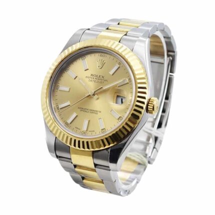 New Arrivals rolex datejust 126333 steel yellow gold champagne dial