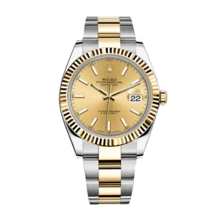 New Arrivals rolex datejust 126333 steel yellow gold champagne dial oyster replica 1