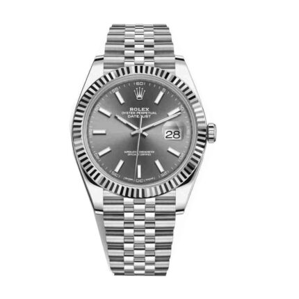 New Arrivals rolex datejust 41mm 126334 gold steel grey dial replica