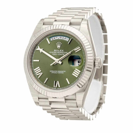 New Arrivals rolex day date 40 228239 stainless steel blue dial replica