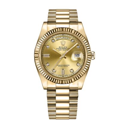 New Arrivals rolex day date ii 218238 41mm kw yellow gold champagne dial