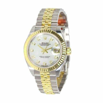 New Arrivals rolex datejust 279173 steel yellow gold automatic silver with diamond dial replica