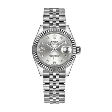 New Arrivals rolex datejust 28mm 279174 steel white gold automatic silver dial