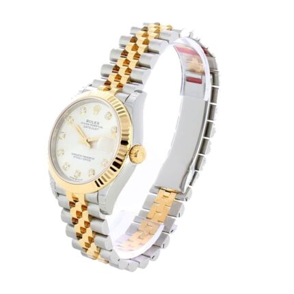 New Arrivals rolex datejust 31mm 278273 steel and yellow gold automatic silver with diamond dial replica 2
