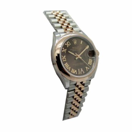 New Arrivals rolex datejust 31mm 278341rbr everose gold and daimond automatic chocolate with diamond dial replica