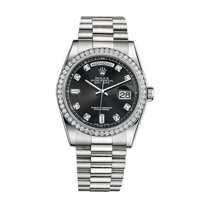 New Arrivals rolex day date 228349rbr white gold diamond automatic diamonds sapphire dial replica