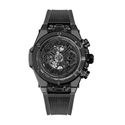 New Arrivals hublot big bang unico sapphire all black watch 411 jb 4901 rt 1