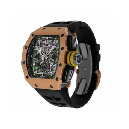 New Arrivals RM Rose Gold Flyback Replica5