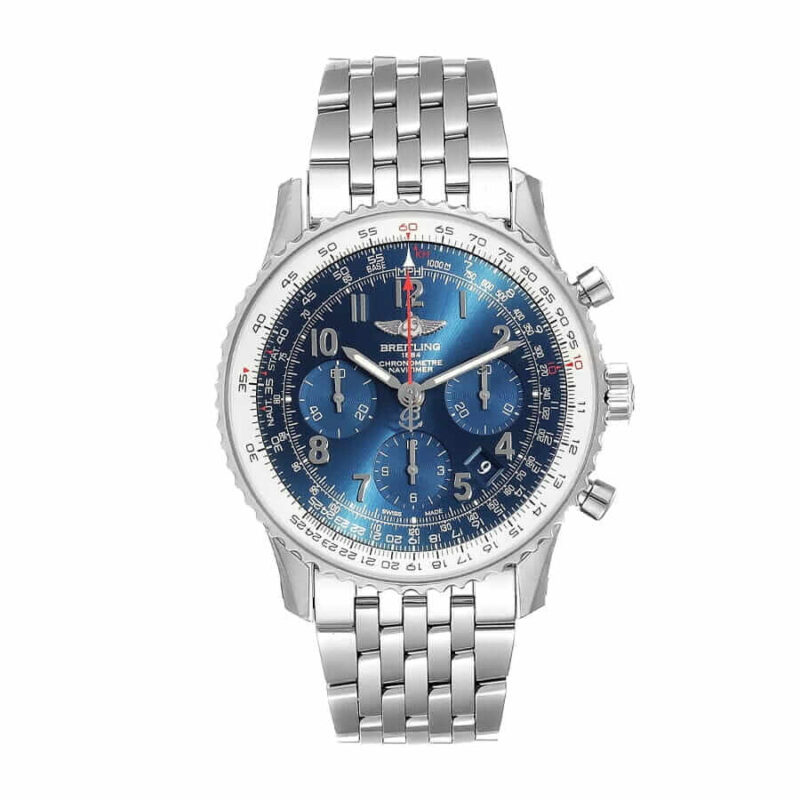 Homeaa breitling navitimer 01 blue dial limited edition ab0121c4 c920 447a unworn replica