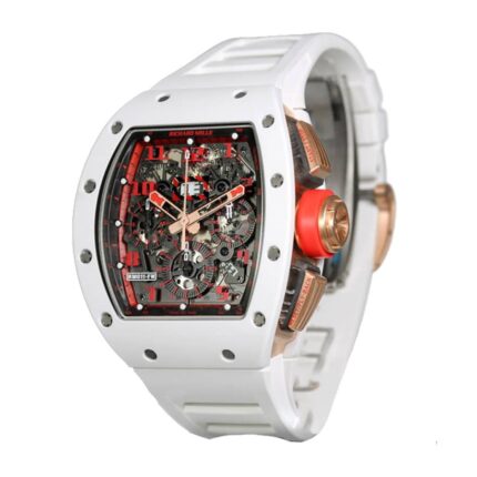 New Arrivals richard mille rm 011 fm flyback chronograph white demon limited chronograph replica
