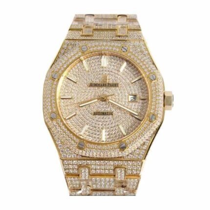 New Arrivals audemars piguet royal oak selfwinding gold 15400sr oo 1220sr 01 iced out replica 1