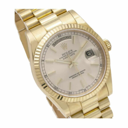 New Arrivals rolex day date automatic yellow gold champagne dial