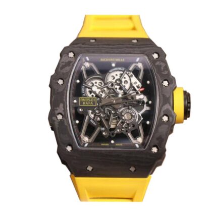 New Arrivals richard mille rm35 01 rafa kv v2 carbon skeleton dial replica