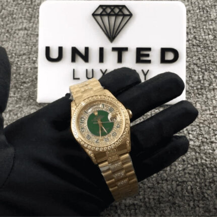 New Arrivals rolex datejust green dial replica 2