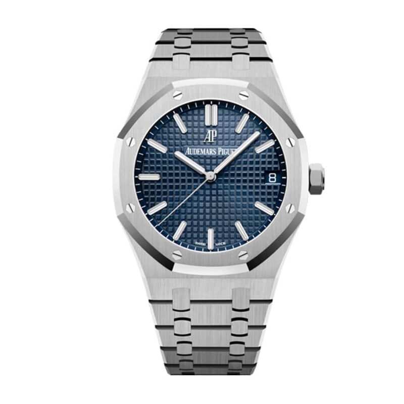 Homeaa audemars piguet royal oak blue dial automatic 15500st oo 1220st 01 replica