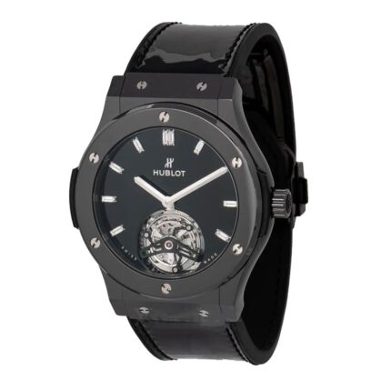 New Arrivals hublot classic fusion tourbillon night out 505 cs 1270 vr tf pvd black dial replica 1