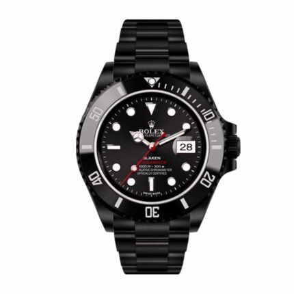 New Arrivals rolex blaken submariner date singel red black dial 116610n replica