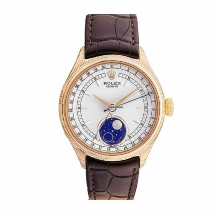 New Arrivals rolex cellini moonphase white dial new 50535 replica