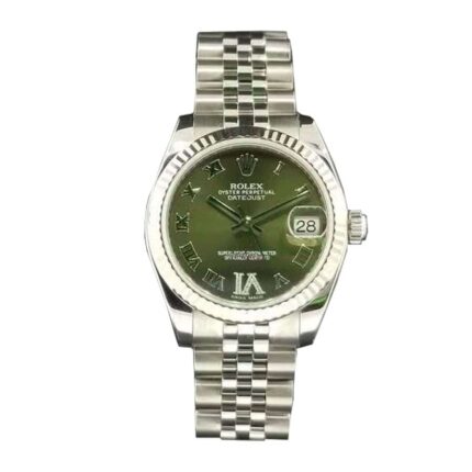 New Arrivals rolex datejust 220239 stainless steel green roman dial replica