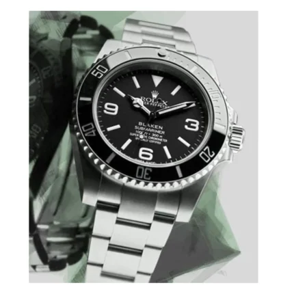 New Arrivals Rolex Submariner 6190 Blaken Black Dial Replica3