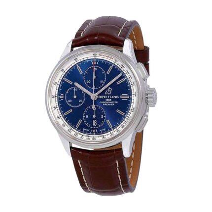 New Arrivals breitling premier automatic chronograph a13315351c1p2 blue dial