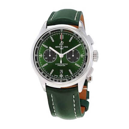 New Arrivals breitling premier b01 green chronograph 42 bentley ab0118a11l1x1