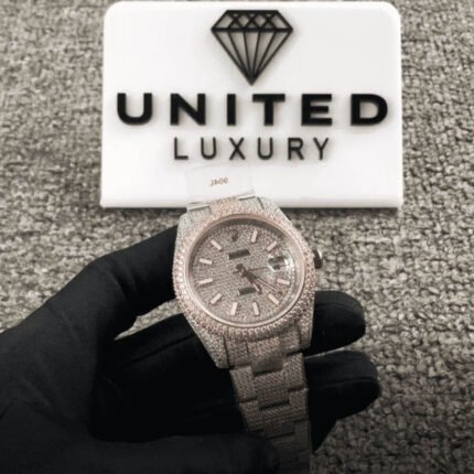 New Arrivals fully iced out rolex replica 4