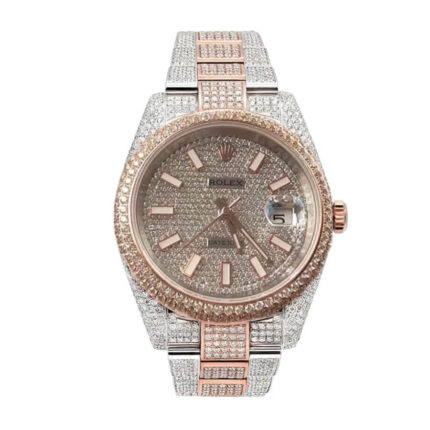 Rolex Datejust 126303 "Two-Tone Iced Out" Premium Duplicate Edition