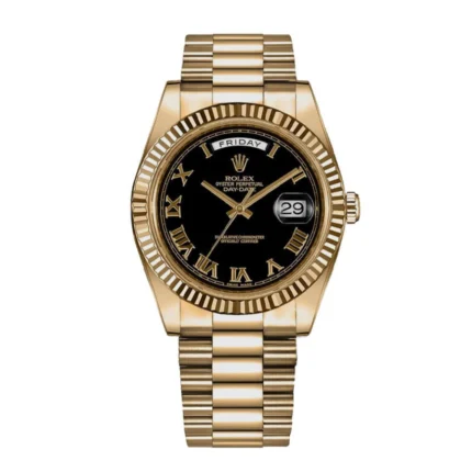 New Arrivals Rolex Day Date Collection Black Replica