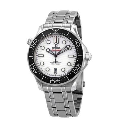 New Arrivals omega seamaster diver steel 210 30 42 20 04 001 white dial replica5