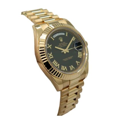New Arrivals rolex day date ii collection gold silver black dial 2182382