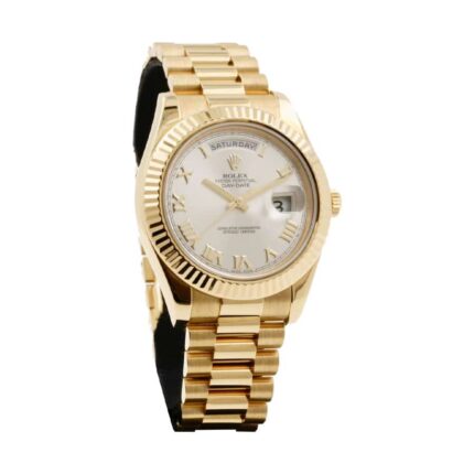 New Arrivals rolex day date ii collection gold silver white dial 218238333