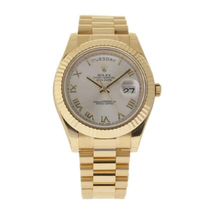 New Arrivals rolex day date ii collection gold silver white dial 21823834