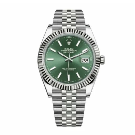 New Arrivals Datejust 41 Mint Green Dial Replica 1