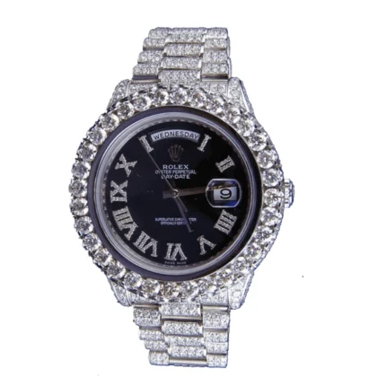 New Arrivals Rolex Day Date 218239 Fully Iced Out Replica 1