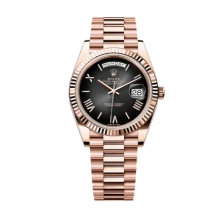 New Arrivals rolex day date 40 black smoke dial