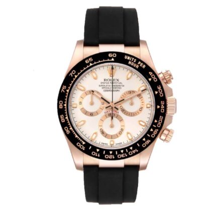 New Arrivals Rolex Cosmograph Daytona Rose Gold Oysterflex 116515 replica1