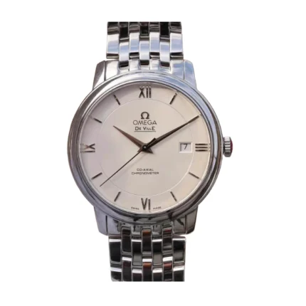 New Arrivals omega de ville prestige white dial replica 8