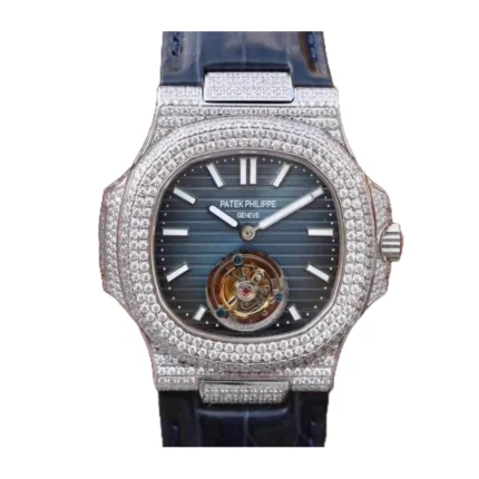 New Arrivals patek philippe nautilus tourbillion blue dial 5711 jumbo replica 1